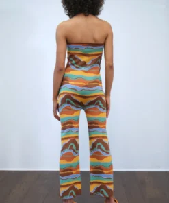 The Ragged Priest Milk It Sahara Halter Neck Jumpsuit