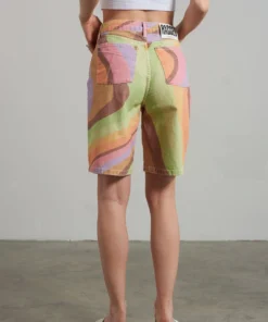 The Ragged Priest Acid Denim Short WOMEN'S