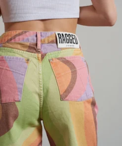 The Ragged Priest Acid Denim Short WOMEN'S