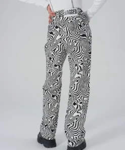 The Ragged Priest Marble Jean - Black & White WOMEN'S
