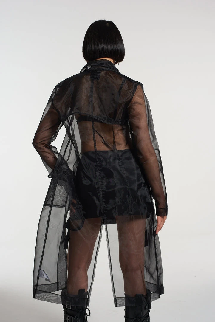 The Ragged Priest NEW ARRIVALS Gatekeeper Organza Trench Coat 5 The Ragged Priest NEW ARRIVALS Gatekeeper Organza Trench Coat