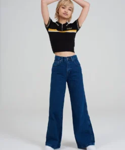 The Ragged Priest WOMEN'S Kickers Classics Indigo Denim Baggy Jean