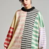 The Ragged Priest Spliced Stripe Jumper