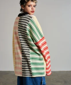 The Ragged Priest Spliced Stripe Jumper