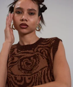 The Ragged Priest WOMEN'S Breakthrough Vest - Brown