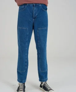 The Ragged Priest MEN'S Kickers Classics Blue Denim Carpenter Jeans