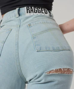 The Ragged Priest Butt Cut Jean - Stonewash WOMEN'S