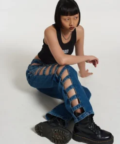 The Ragged Priest Clouded Cut Out Dad Jean