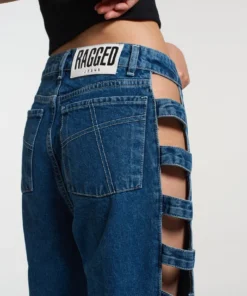 The Ragged Priest Clouded Cut Out Dad Jean