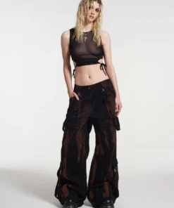 The Ragged Priest Obsidian Mesh Top NEW ARRIVALS
