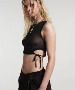 The Ragged Priest Obsidian Mesh Top NEW ARRIVALS