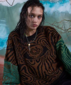 The Ragged Priest Higher Knit - Brown WEBSITE EXCLUSIVES