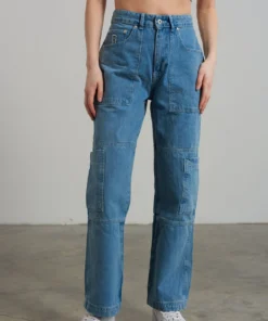 The Ragged Priest Combat Jean - Light Blue NEW ARRIVALS