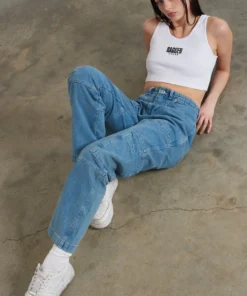 The Ragged Priest Combat Jean - Light Blue NEW ARRIVALS