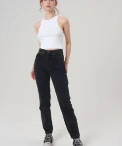 The Ragged Priest Cougar Mom Jean - Charcoal WOMEN'S