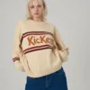 The Ragged Priest WOMEN'S Kickers Classics Cream Logo Knit
