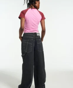 The Ragged Priest Ragged Pink Raglan Tee 11 The Ragged Priest Ragged Pink Raglan Tee