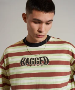 The Ragged Priest Ragged Short Sleeve Stripe Top NEW ARRIVALS