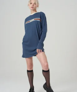 The Ragged Priest WOMEN'S Kickers Classics Blue Long Sleeve Dress