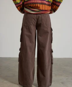 The Ragged Priest NEW ARRIVALS Explorer Brown Cargo Jean