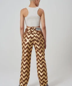 The Ragged Priest Wave Jean - Gold WOMEN'S