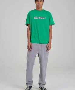 The Ragged Priest MEN'S Kickers Classics Green Print And Embroidery Tee