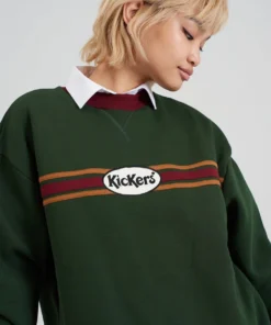 The Ragged Priest RETRO EDIT Kickers Classics Forest Green Sweatshirt