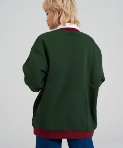The Ragged Priest RETRO EDIT Kickers Classics Forest Green Sweatshirt