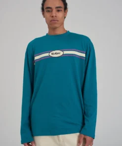 The Ragged Priest MEN'S Kickers Classics Green Long Sleeve Tee