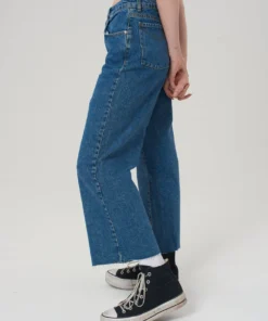 The Ragged Priest Grip Skater Jean - Blue WOMEN'S