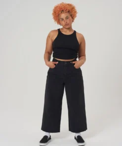 The Ragged Priest Grip Skater Jean - Charcoal WOMEN'S