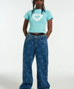 The Ragged Priest Hope Peace Sign Release Jean NEW ARRIVALS