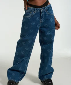 The Ragged Priest Hope Peace Sign Release Jean NEW ARRIVALS