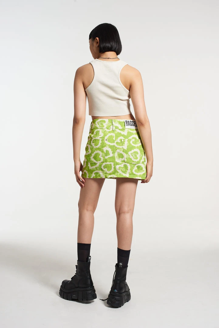 The Ragged Priest Hedonism Print Skirt 6 The Ragged Priest Hedonism Print Skirt