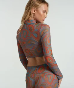 The Ragged Priest NEW ARRIVALS Milk It Hue Mesh Top