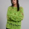 The Ragged Priest WOMEN'S Haze Knit - Green