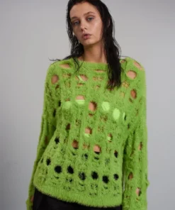 The Ragged Priest WOMEN'S Haze Knit - Green