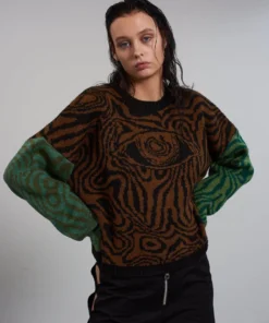 The Ragged Priest Higher Knit - Brown WEBSITE EXCLUSIVES