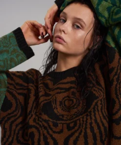 The Ragged Priest Higher Knit - Brown WEBSITE EXCLUSIVES