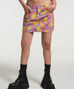 The Ragged Priest NEW ARRIVALS Nimbus Print Skirt