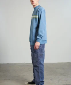 The Ragged Priest NEW ARRIVALS Kickers Classic Blue Cord & Drill Panel Pant