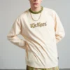The Ragged Priest NEW ARRIVALS Kickers Classics Ecru Long Sleeve Tee