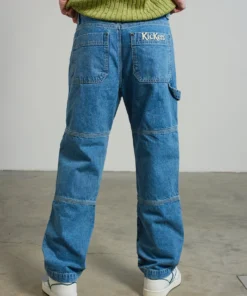 The Ragged Priest NEW ARRIVALS Kickers Classics Blue Panel Pant