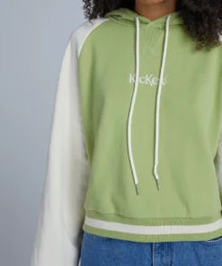 The Ragged Priest Kickers Classics Green Raglan Hoodie