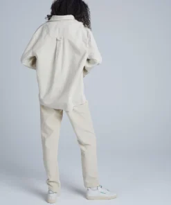 The Ragged Priest Kickers Classics Beige Oversized Cord Shirt