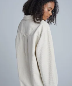 The Ragged Priest Kickers Classics Beige Oversized Cord Shirt