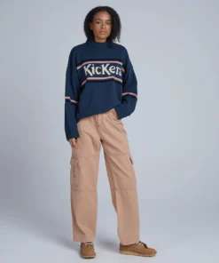 The Ragged Priest Kickers Classics Dark Blue Knit