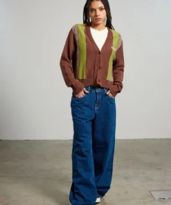 The Ragged Priest Kickers Classics Brown Stripe Cardigan NEW ARRIVALS