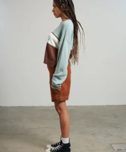 The Ragged Priest Kickers Classic Blue & Brown Logo Sweat NEW ARRIVALS