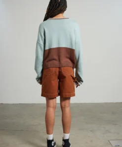 The Ragged Priest Kickers Classic Blue & Brown Logo Sweat NEW ARRIVALS